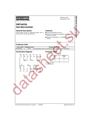 DM74AS34N datasheet  